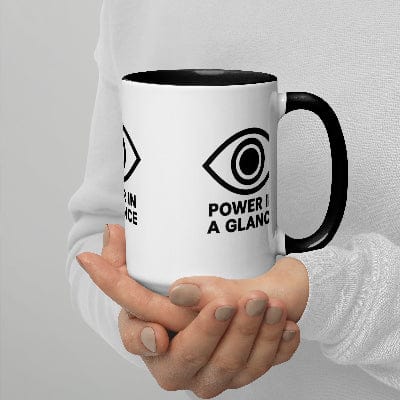 Power In Glance – Ceramic Accent Mug - Arissai