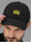 Be the Best (The King) – Relaxed Fit Cap (Gold Color)