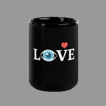 HeartSight – Glossy Ceramic Mug - Arissai