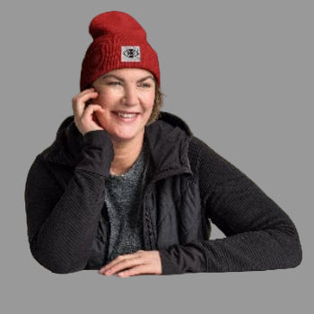 Cuffed Beanie - Stylized Eye Design by Arissai - Arissai