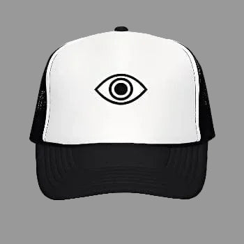 The Signature Foam Trucker Hat – Stylized Eye Design™ - Arissai