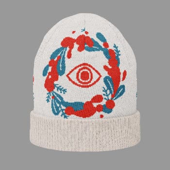 Holiday Beanie Styilzed eye design