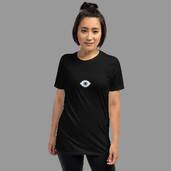 Brain Said No Everyday Tee front view on neutral background