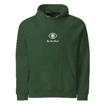 Be the Best – Organic Cotton Hoodie (Centered Logo/OS) - Arissai