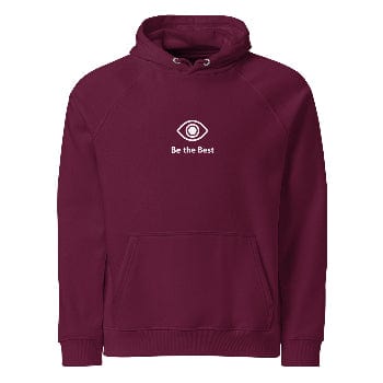 Be the Best – Organic Cotton Hoodie (Centered Logo/OS) - Arissai