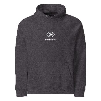 Be the Best – Organic Cotton Hoodie (Centered Logo/OS) - Arissai
