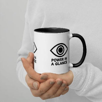 Power In Glance – Ceramic Accent Mug - Arissai